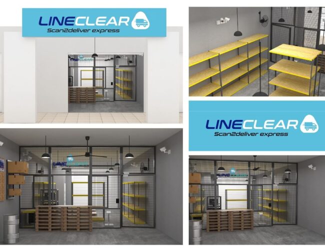 Line Clear warehouse interior design